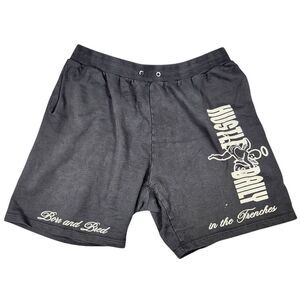 Hustle Daily In The‎ Trenches Born and Bred Athletic Shorts Streetwear Graphic